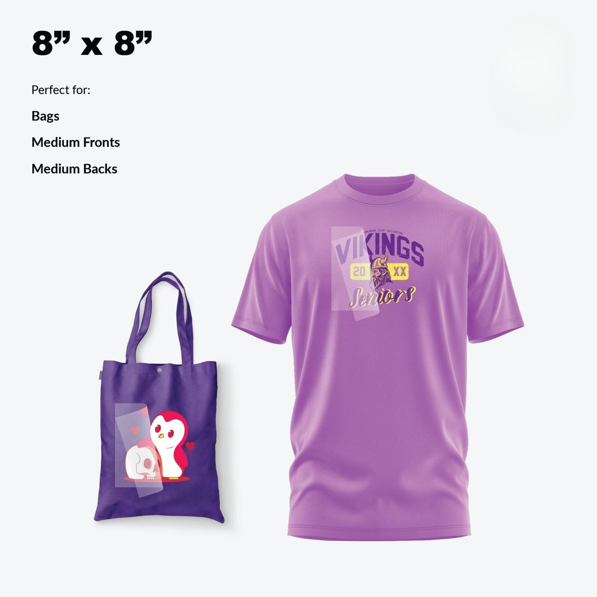 DTF TRANSFER BY SIZE