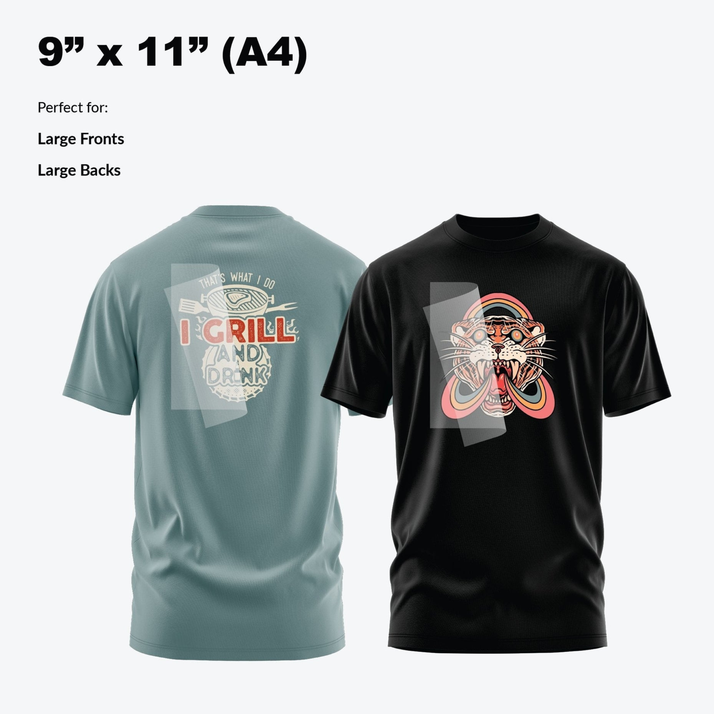 DTF TRANSFER BY SIZE