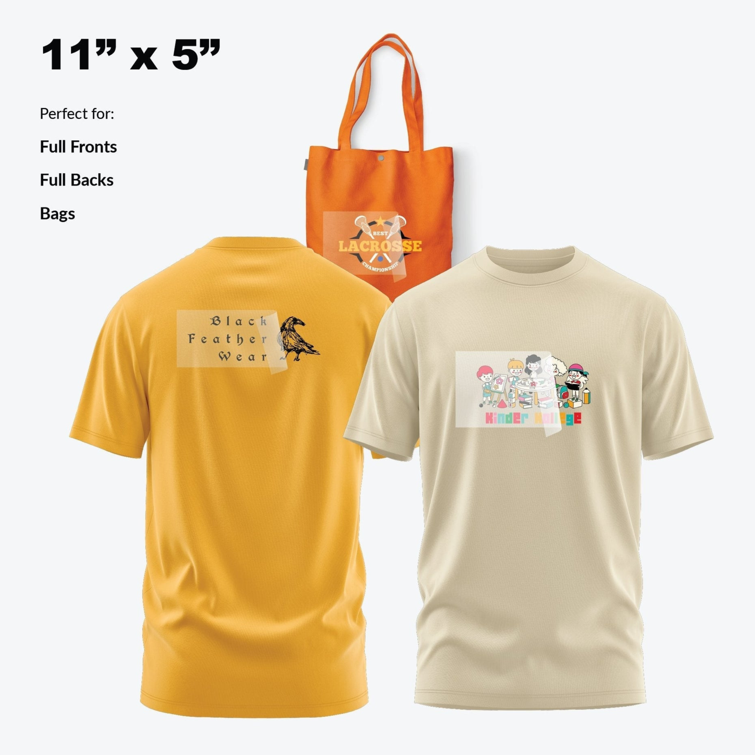 DTF TRANSFER BY SIZE