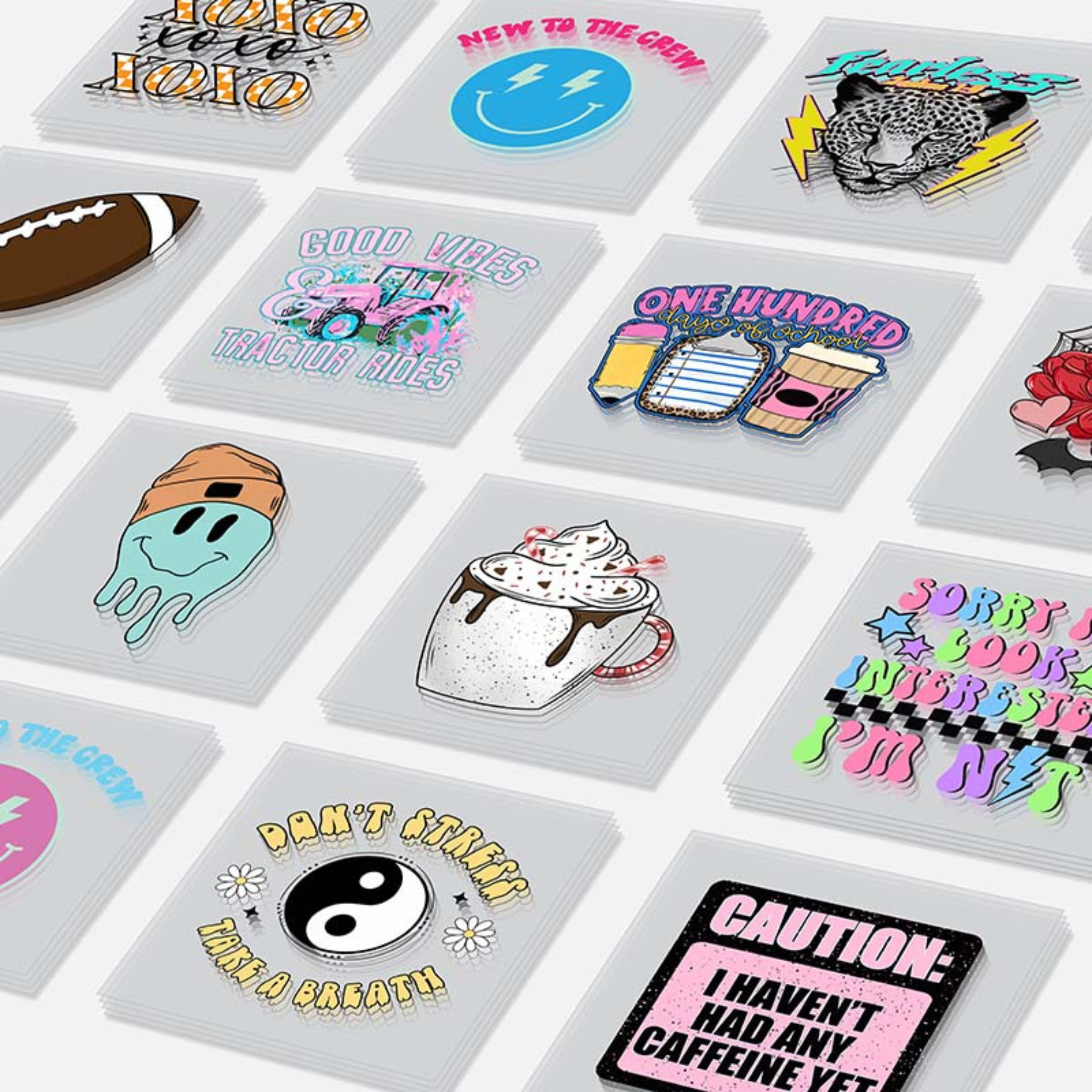 DTF TRANSFER BY SIZE