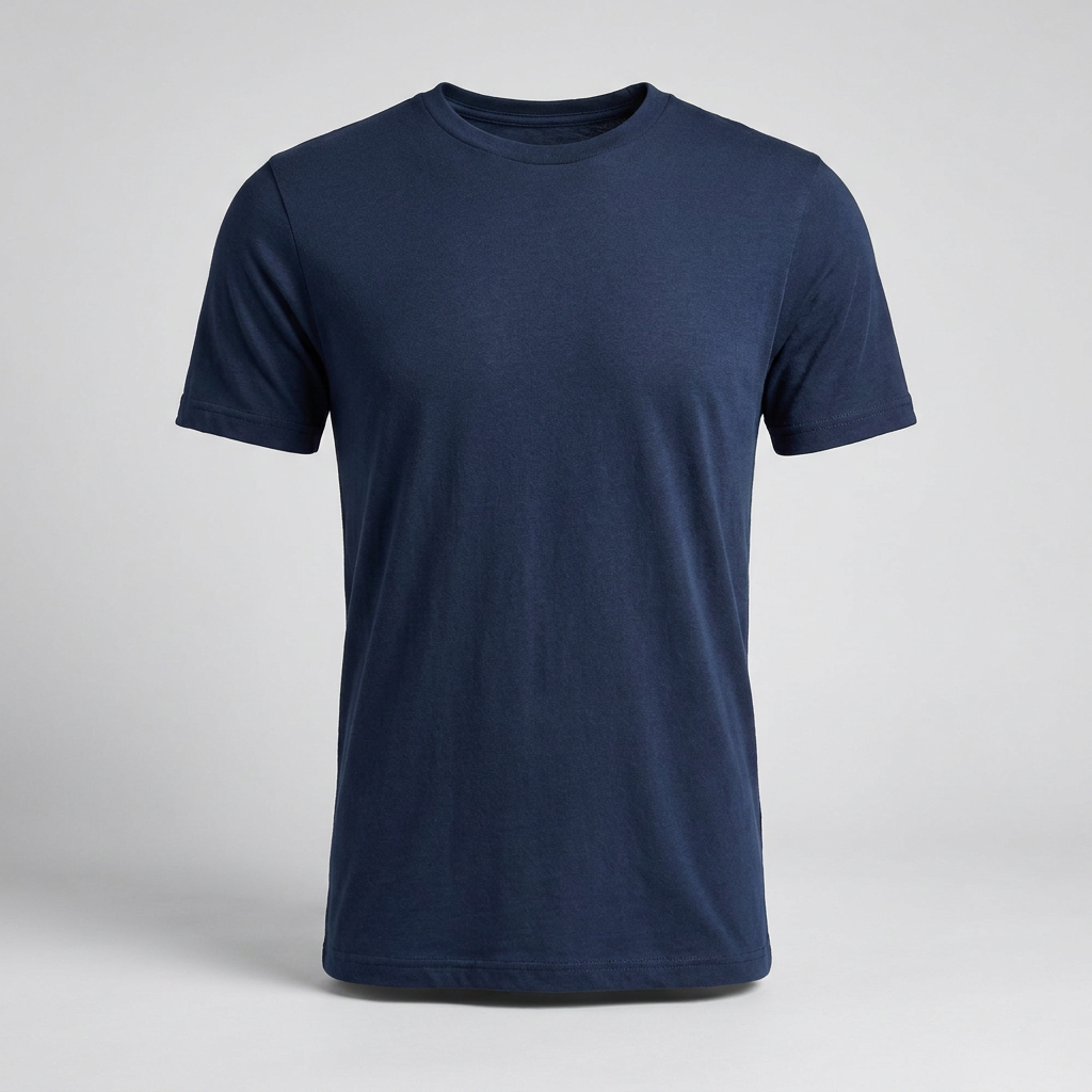 Blank navy custom t-shirt — Gildan Softstyle 64000