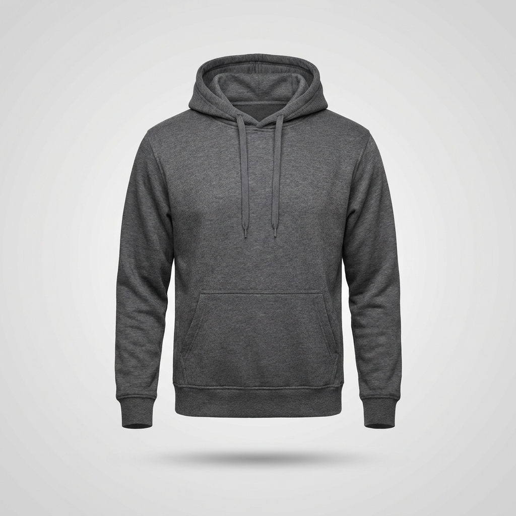 Blank grey custom hoodie — Gildan 18500 Heavy Blend