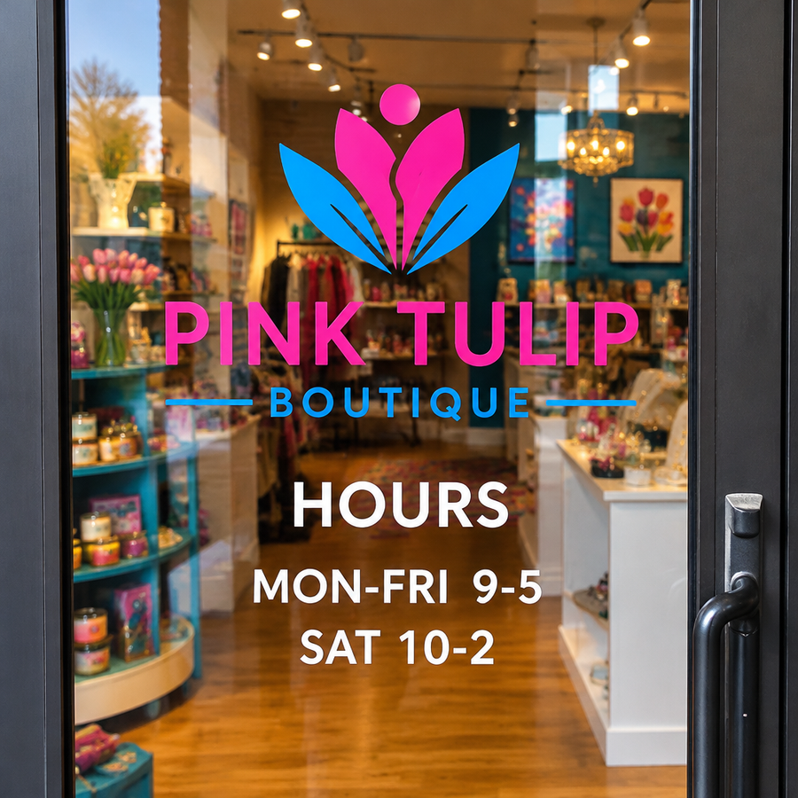 Storefront door decals