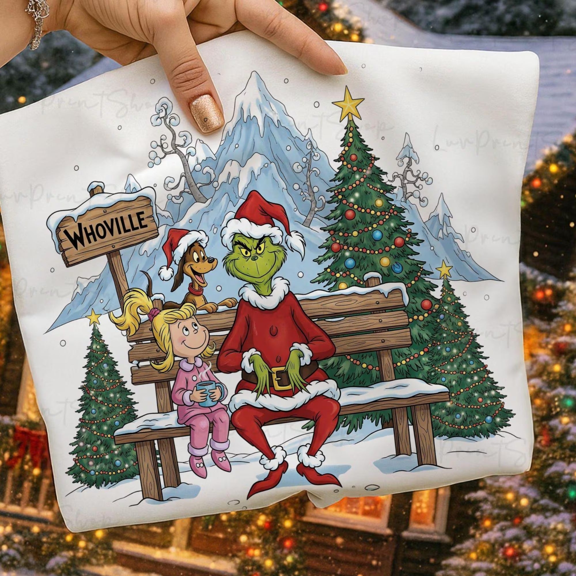 Whoville Merry Christmas Transfer