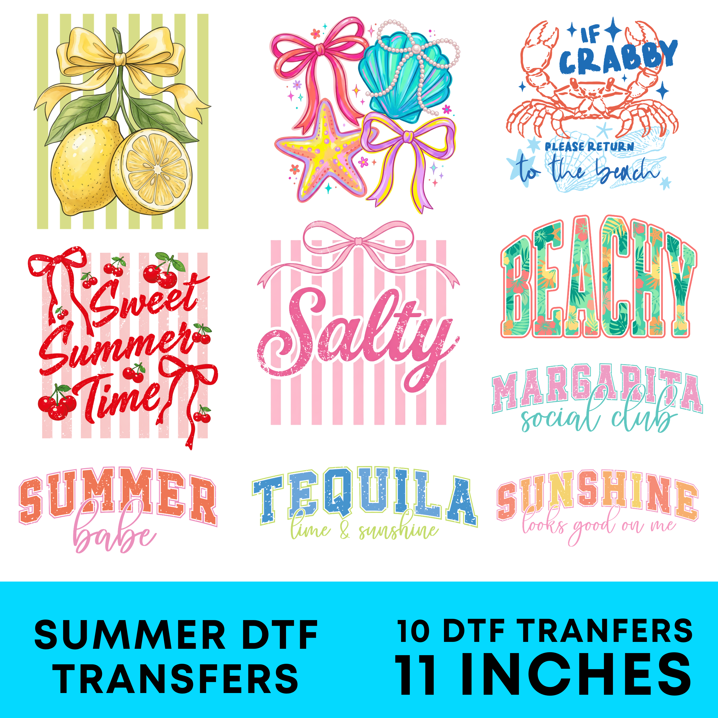 SUMMER DTF TRANSFERS