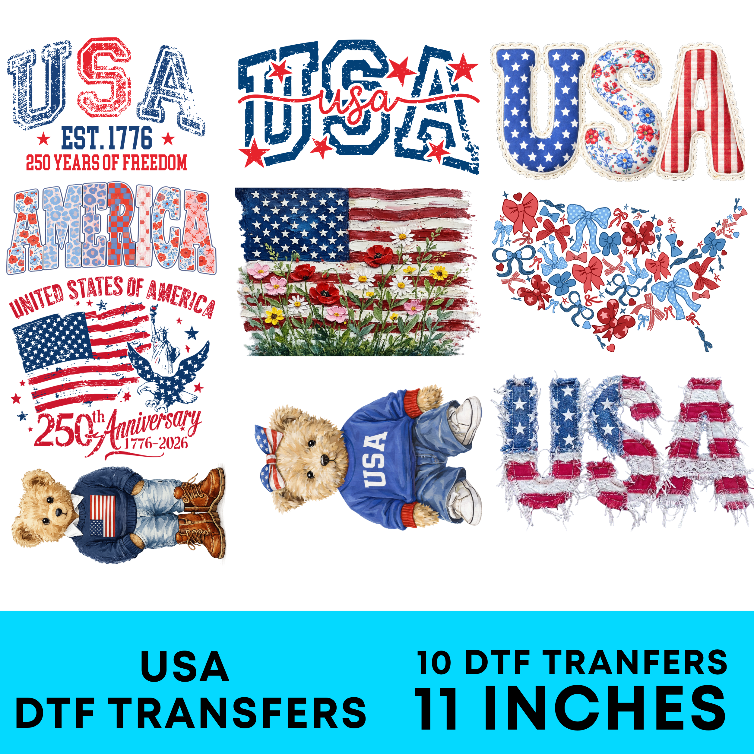 USA DTF TRANSFERS