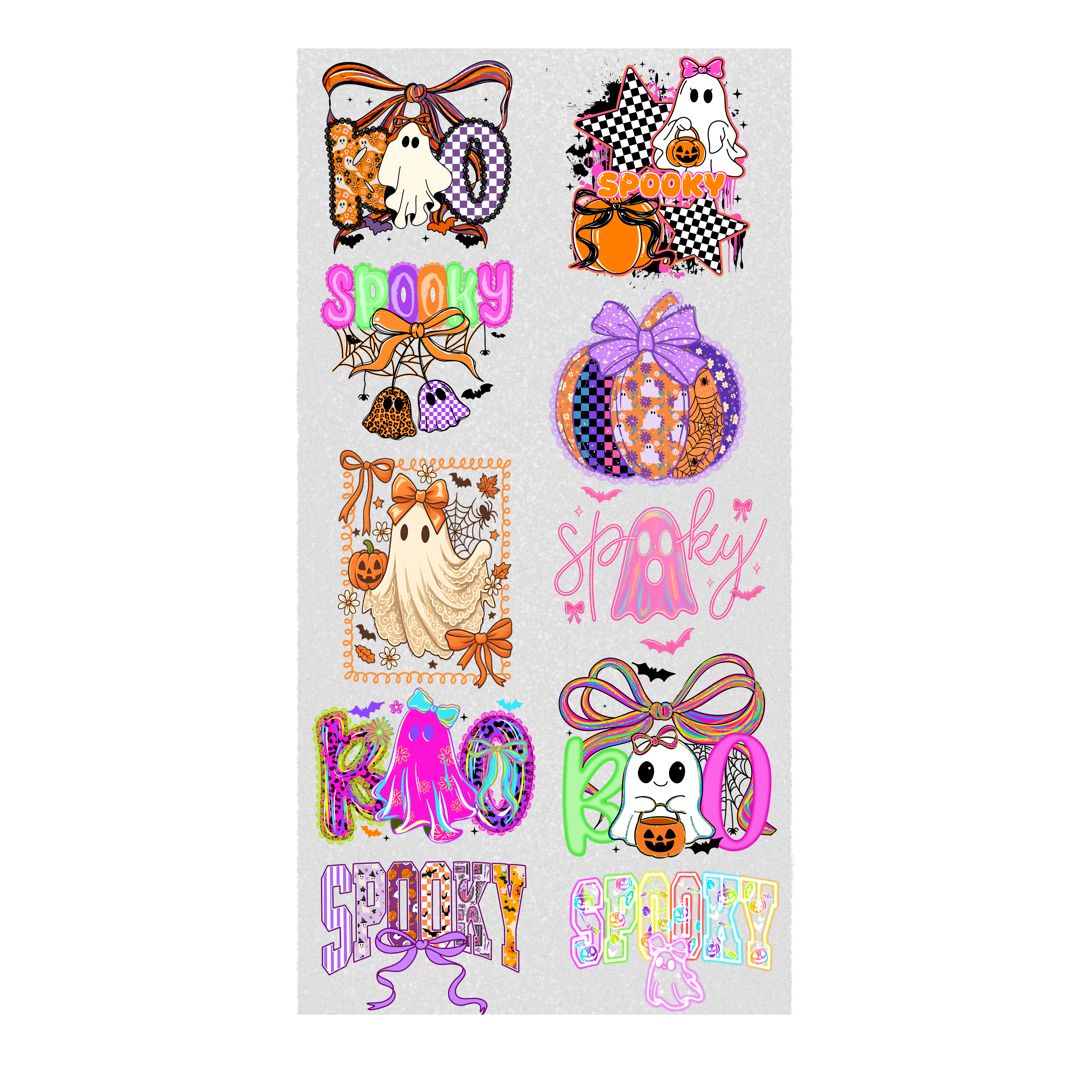 HALLOWEEN PREMADE GANGSHEET