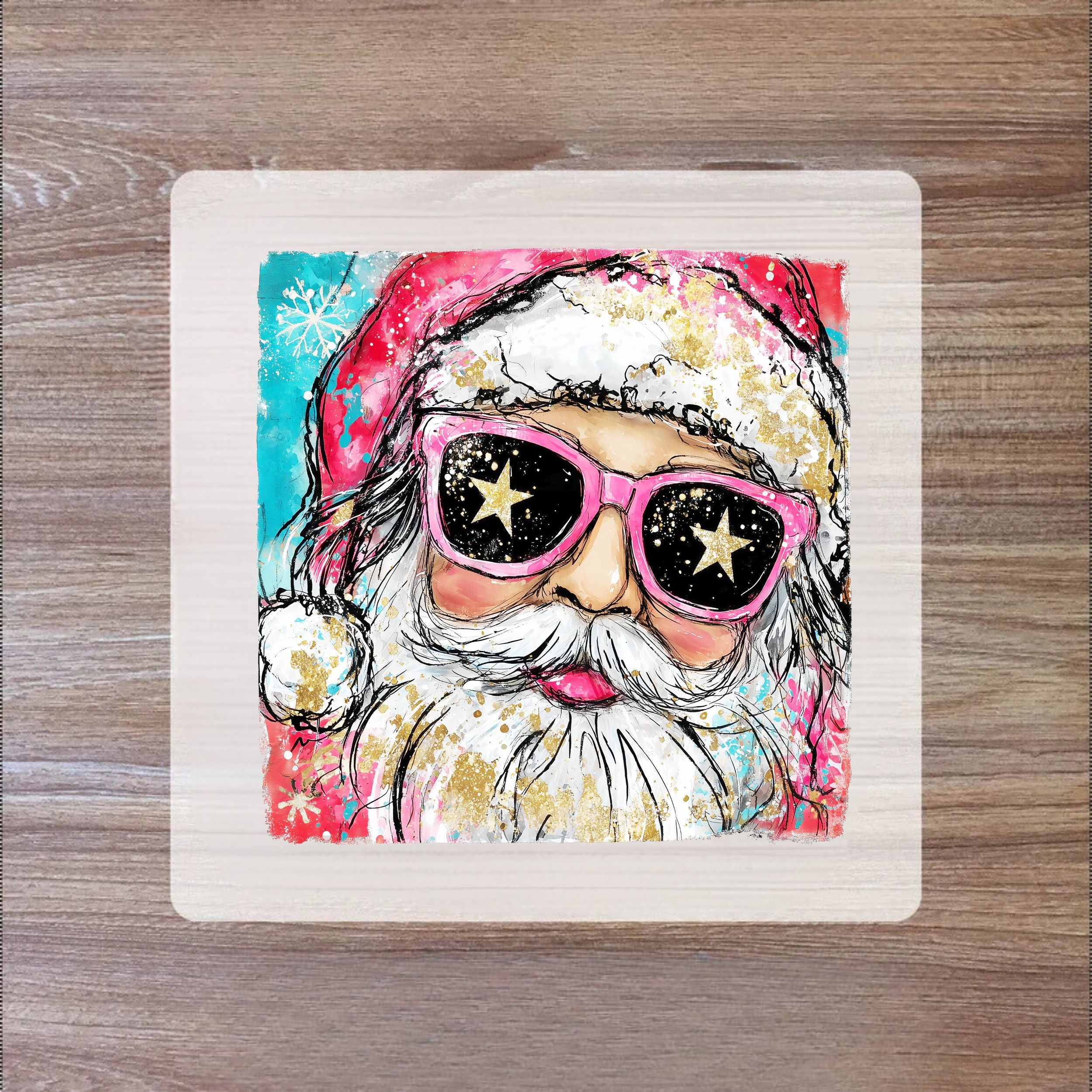 Christmas Santa DTF Transfer