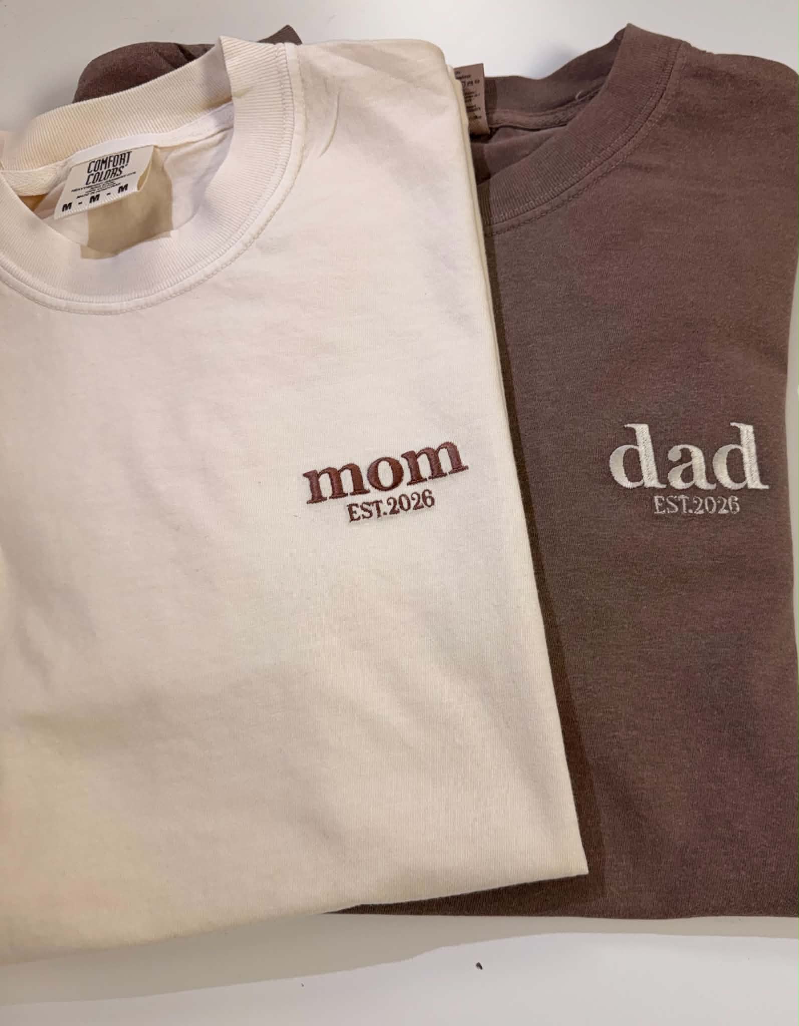 Comfort Colors Embroidered T-Shirt — Custom Name