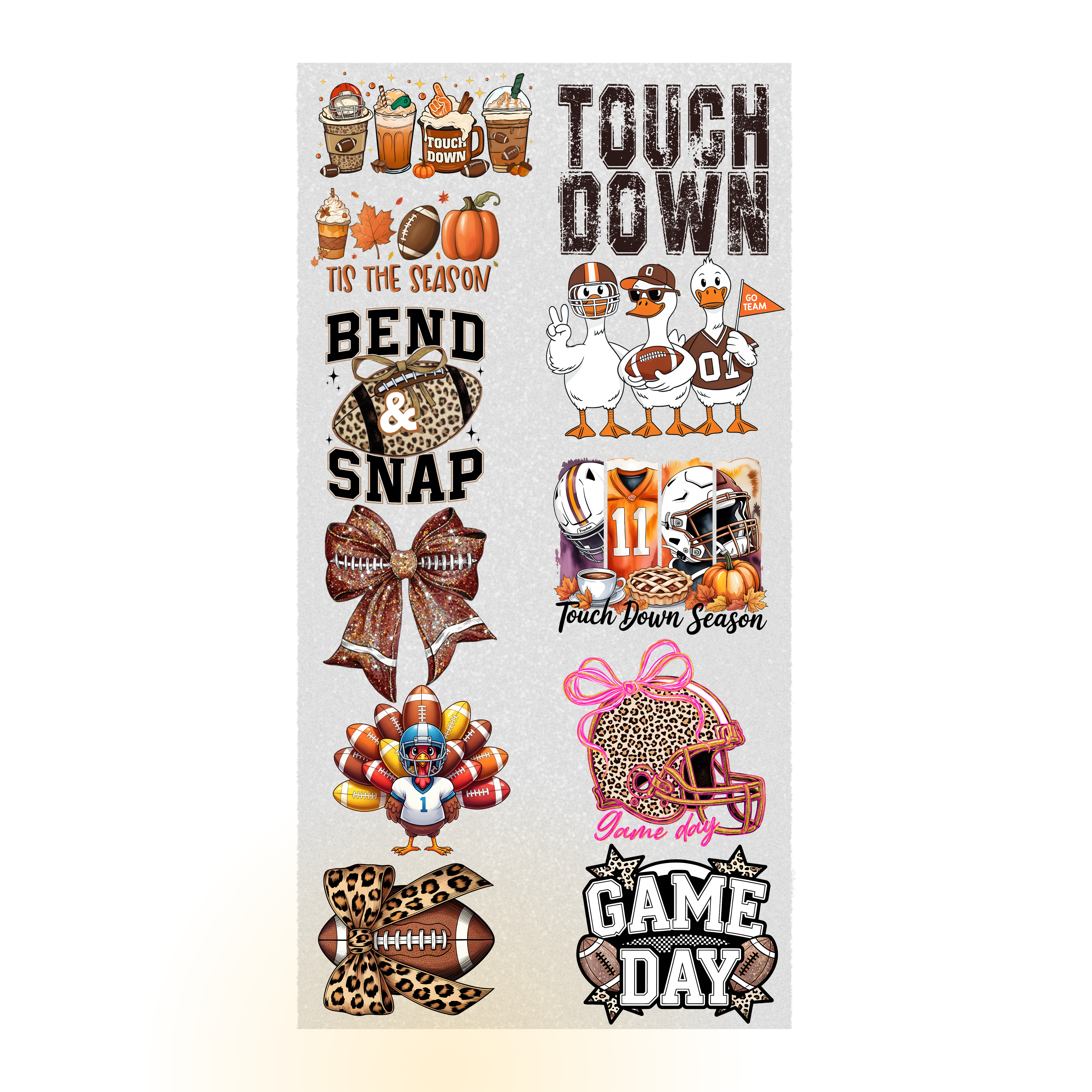 FOOTBALL PREMADE GANGSHEET