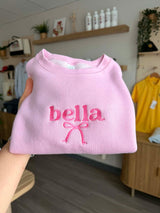 Embroidered kids crewneck sweatshirt — additional colorway