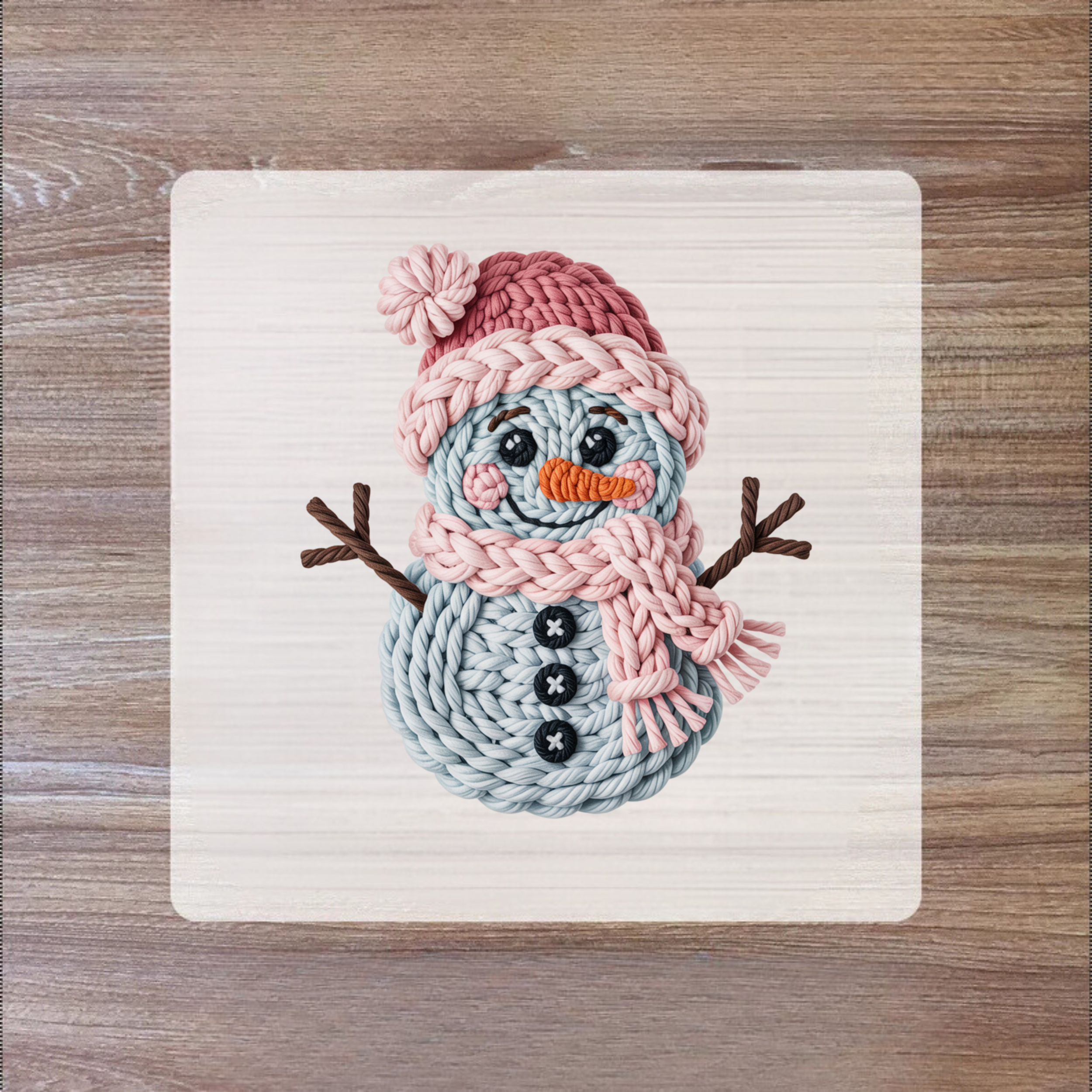 Christmas Snowman DTF Transfer