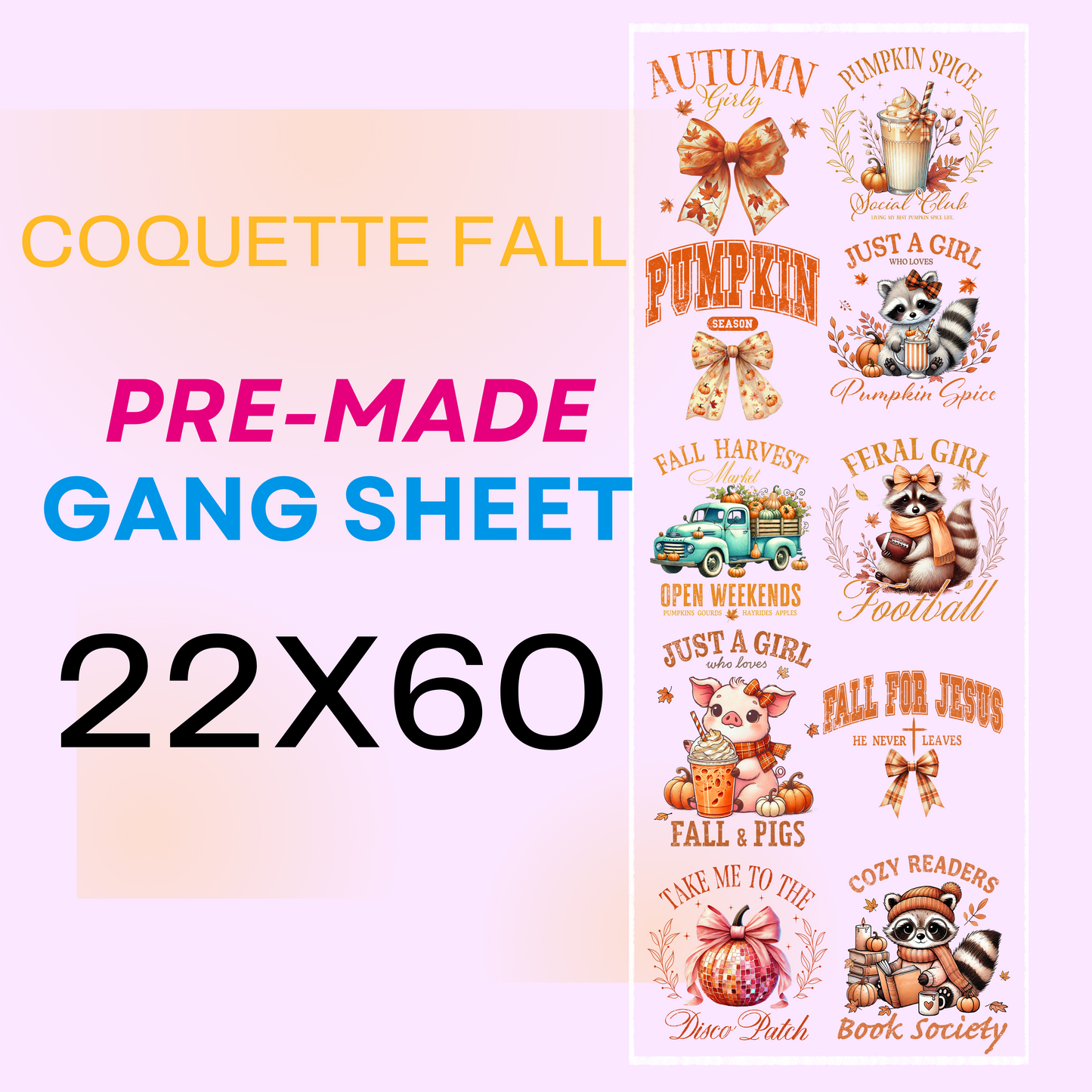 premade gang sheet-coquette fall