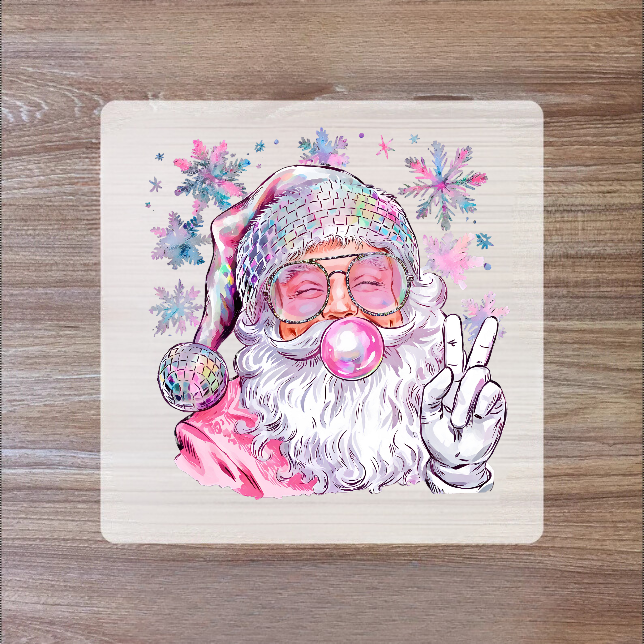 Christmas Santa DTF Transfer