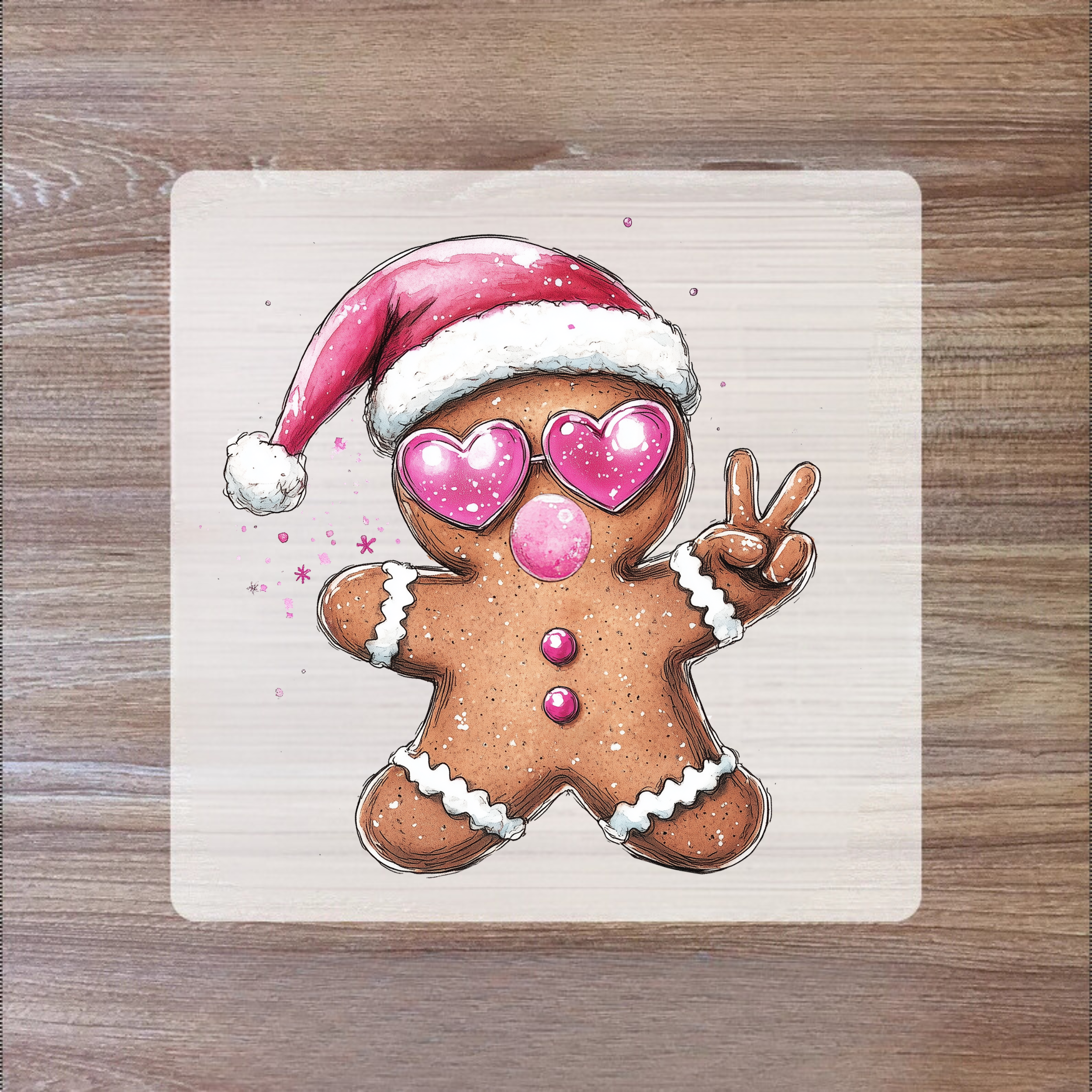 Christmas Santa DTF Transfer