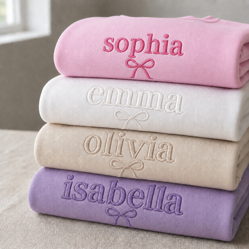 Personalized Embroidered Kids Sweatshirt | Custom Name Crewneck