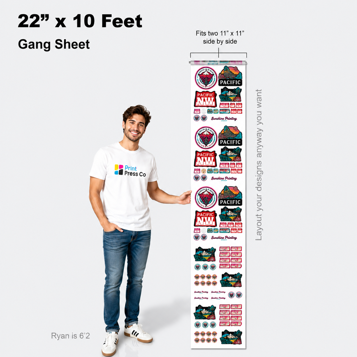 Build a DTF Gang Sheet