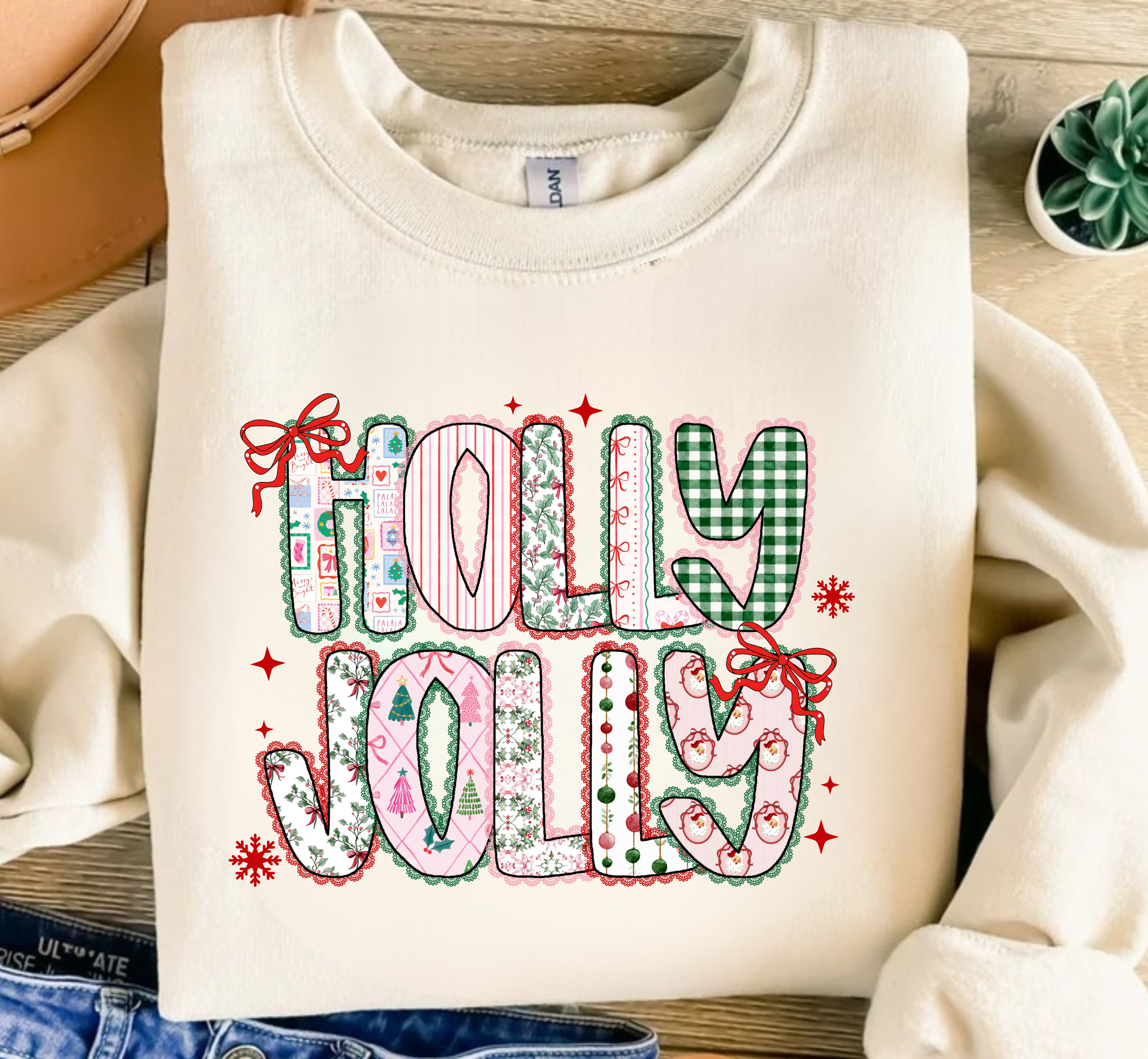 Holly Jolly Christmas Transfer