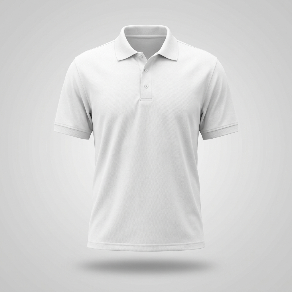 Blank white Gildan Softstyle 64800 polo