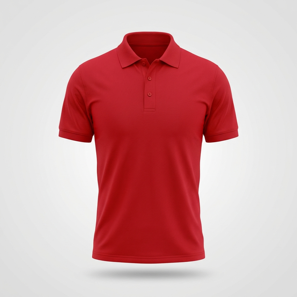 Blank red Sport-Tek ST650 polo