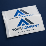 Pair of full-color laminated truck door logo decals