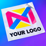 Large contour-cut printed vinyl decal with application tape