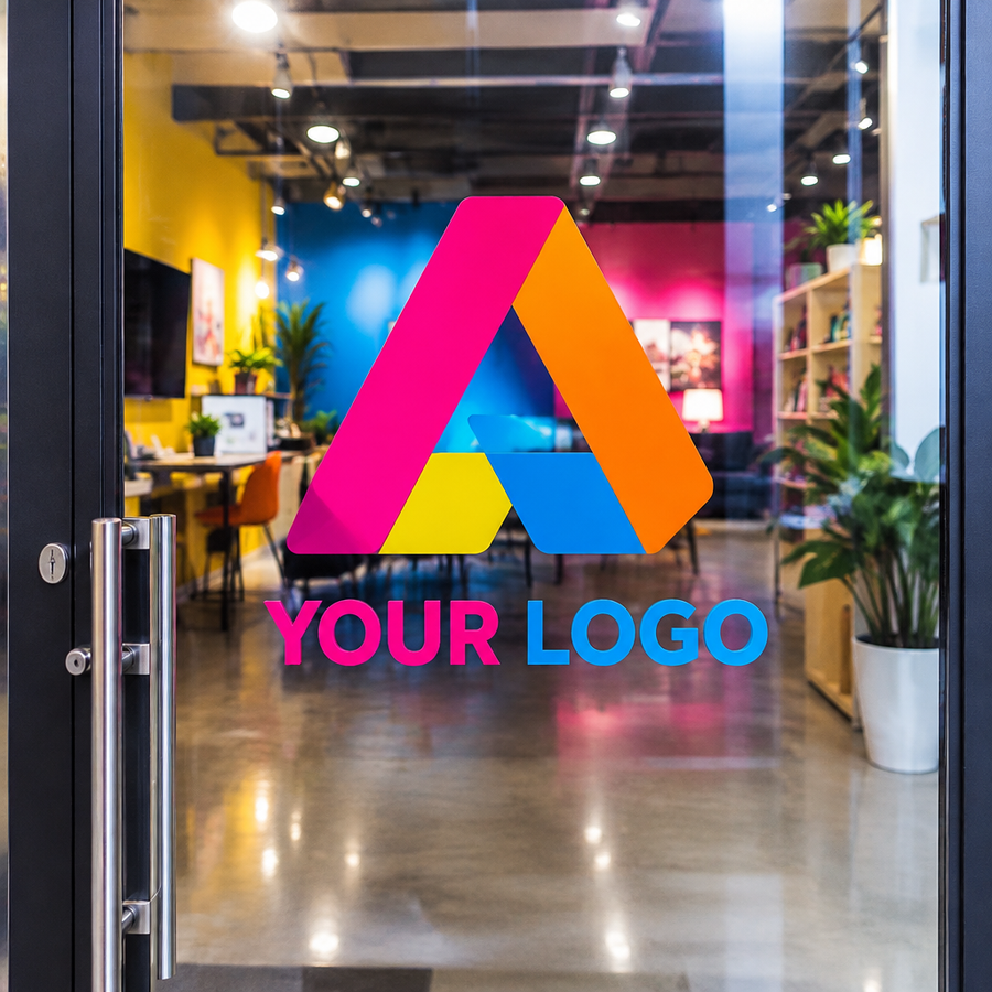 Storefront door decals