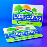 Pair of 12x18 car door magnets