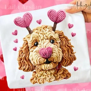 Dog  Valentine's Day Transfer