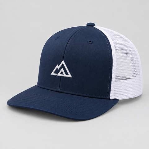 Custom embroidered Richardson 7-Panel Trucker Cap