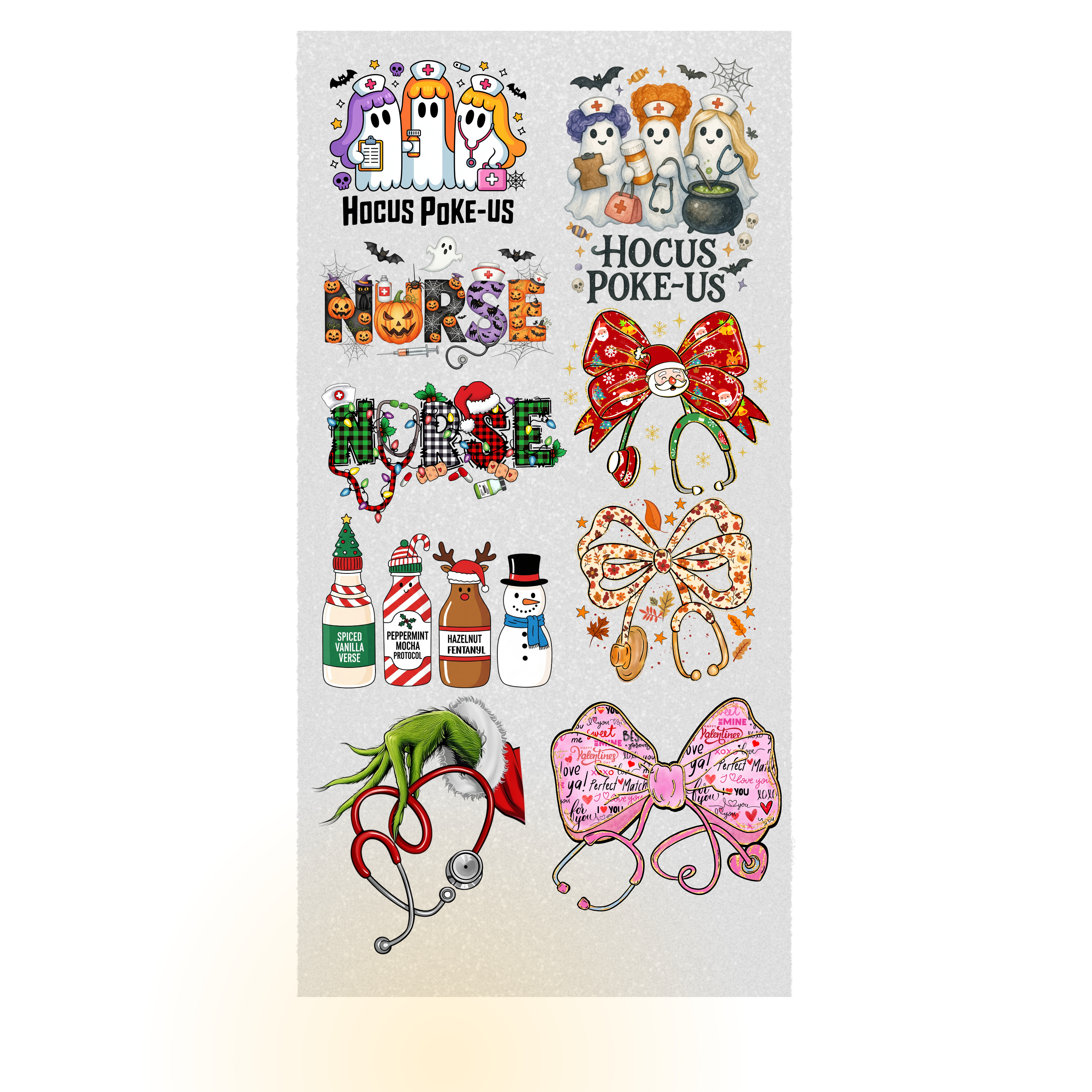 NURSE PREMADE GANGSHEET